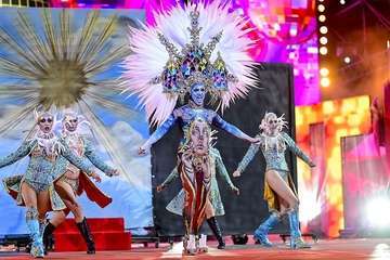 Tapicería Peñate, de Telde, se lleva el tercer premio del concurso de Maquillaje Corporal de 'Studio 54'/Lpcarnaval.